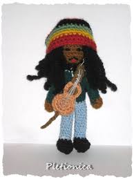 Binoculars with compass and pouch; Pattern Amigurumi Doll Guitar Player Crochet