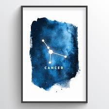 These people love their home and family more than anything else in this world. Cancer Virgo Zodiac Signs Art Water Color Constellations Point Two Design