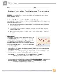 If i have a 2.5 liter sample of a gas at 225 torr of pressure and i increase the volume of the container to 8.9 liters to download free answer key for the third quiz you need to for quiz 1 for quiz 1 therefore, the equilibrium price will. Equilibrium Concentration Lab Studocu