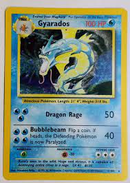 Gyarados 6 102 Holo Rare Pokemon Base Set Sparkling Foil Hot Hard To Find Nm Pokemon Cards Pokemon Pokemon Gifts