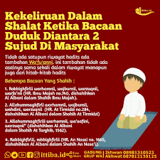 Ittiba Id Kekeliruan Dalam Shalat Ketika Bacaan Duduk Facebook
