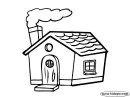 These alphabet coloring sheets will help little ones identify uppercase and lowercase versions of each letter. Little House Coloring Page