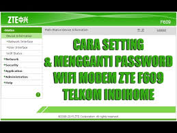 To get access to your zte zxhn f609, you need the ip of your device, the username and password. Cara Setting Login Ganti Password Zte F609 F660 Indihome 2021 Androlite Com