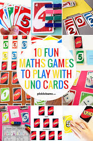 Our math flash cards are free to download, easy to use, and very flexible. 10 Fun Maths Games You Can Play With Uno Cards Picklebums