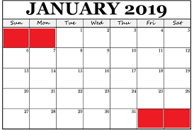 Free January 2019 Calendar Printable Free Calendar Template Calendar Printables Calendar Template