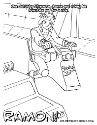 This printable coloring is completely free. Coloring Pages Of Cartoons Adventures Of Ramon Free Kids Cartoon