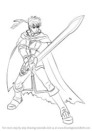 C o l o r i n g. Learn How To Draw Ike From Super Smash Bros Super Smash Bros Step By Step Drawing Tutorials