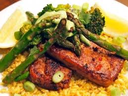 Pan Fried Tofu Steaks With Coriander Cream Asparagus Spears Vegan Sparkles With Rebecca Weller Recipe Fried Tofu Tofu Steak Pan Fried Tofu