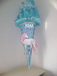 Schultute Pferd Einhorn Madchen Schultute Basteln Schultute Schultuten Madchen