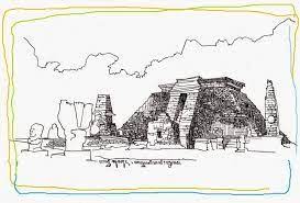 Candi induk pada kompleks candi prambanan mengarah ke. Hasil Gambar Untuk Sketsa Candi Sketsa Candi Gambar