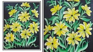 See more ideas about flowers, yellow flowers, beautiful flowers. Painting Yellow Flowers With Simple Strokes Easy Flower Painting Tutorial Youtube