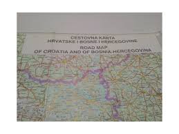 Uživajte u lepotama bosne i hercegovine! Cestovna Karta Hrvatske I Bih 101149561 Limundo Com