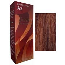 My hair is a dark brown again but it has this slight red tint to it now. Berina A3 Red Brown A Permanent Warming Color