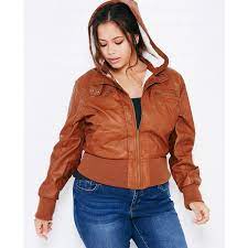 Ambiance Apparel Faux Leather Bomber Jacket With Sherpa Lining 37 Liked On Polyvore Featuring Plus Si Trendy Fashion Outfits Kids Fashion Clothes Fashion