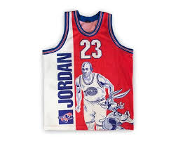 Just as michael jordan did in 1996, it appears. Vintage Michael Jordan Tune Squad Jersey Space Jam 23 90s Basketball 1996 Tune Squad Jersey Vintage Michael Jordan Tune Squad
