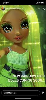 Itching Fingers First image of rainbow high indigo doll itching fingers