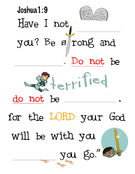 You can also search our website for related lesson plans about the book of joshua. Joshua 1 9 Fill In The Blanks For Kids Bible Study Lessons Bible Study For Kids Bible Homeschool