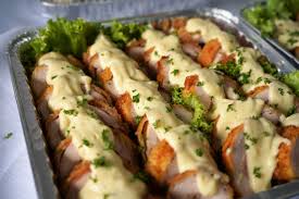 Get the wonderful flavor combination of the classic dish, without the hard work. Chicken Cordon Bleu Naimas Catering
