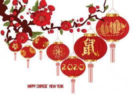 Happy Chinese New Year 2020 Background Lanterns Cherry Blossom Translation Chinese New Year Decorations New Years Decorations Chinese New Year