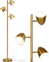 Crafted from metal, it features a bright gold finish and slender body accented by the iconic greek key motif, while a rectangular shade up top diffuses the glow of a 13 w bulb (included). The Best Floor Lamps On Amazon Stylish Under 200