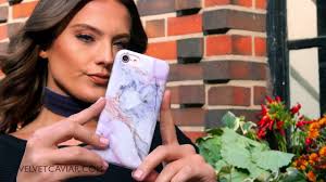 Violet Sky Marble iPhone Case by Velvet Caviar