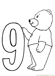 Simply do online coloring for butterfly for learn number 9 coloring page directly from your gadget, support for ipad, android tab or using our web feature. Bear Number9 Coloring Page For Kids Free Numbers Printable Coloring Pages Online For Kids Coloringpages101 Com Coloring Pages For Kids