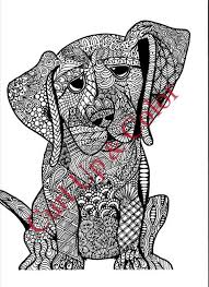 Bekijk het overzicht van alle mandala dieren. 110 Ideeen Over Zentangle Honden Zentangle Honden Kleurplaten