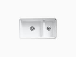 Always plumbing, llc specializes in water heater installation, bathroom remodeling, sump pump install, basement finishing and water line replacement. Iron Tones Smart Divide Top Mount Or Undermount Sink K 6625 Kohler Kohler