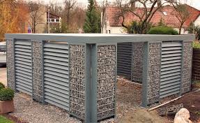 Gabionen Carports Mit Vielen Individualisierungsmoglichkeiten Carport Gabionen Carports