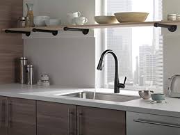 I highly recommend these faucets the delta kitchen faucets come in variety of finishes, from chrome, matte black. Delta Essa Black Kitchen Faucet With Pull Down Sprayer Kitchen Sink Faucet Faucets For Kitchen Sinks Single Handle Magnetic Docking Spray Head Matte Black 9113 Bl Dst Pricepulse