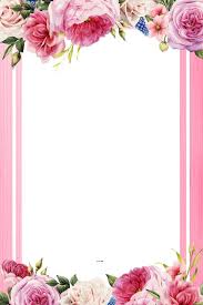 Little Fresh Flowers Romantic Pink Background Psd Layered Advertising Background Pink Background Pink Flowers Wallpaper Floral Border Design
