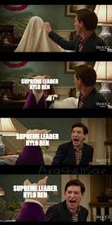 Hux Generalhux Supremeleader Kyloren Tlj Kyleron Starwars Thelastjedi Star Wars Fandom Star Wars Jokes Star Wars Memes
