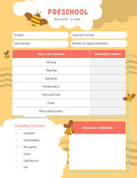We did not find results for: Bee Preschool Report Card Template Visme