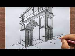 This is the quick and simple method because it doesn't account for perspective (something i will cover in lesson 6) How To Draw An Optical Illusion The Impossible Arch Youtube Optical Illusions Illusion Drawings Illusions