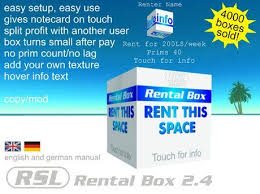 Check Out This Second Life Marketplace Item Rental System Box Splits
