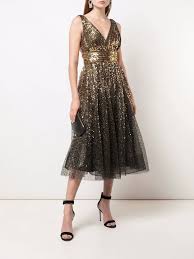 Ombre Sequin Dress Marchesa