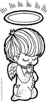 We're always adding new printables, and. Praying Christmas Angel Color Page Christmas Coloring Pages