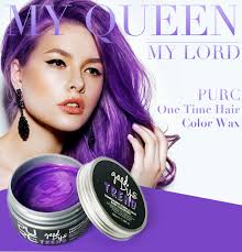 But, if your hair is bleached yellow or is a natural shade of blonde or brown, you have to consider color theory to predict what the shade will look. Purc One Off Hair Color Dye Temporary Non Toxic Diy Hair Color Cream Washable One Time Hair Dye Wax Blue Grey Purple 100ml Hair Color Aliexpress