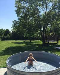 Round metal water trough are appropriately suited to deliver water and other fluids to the animals without reacting with them. Instagram Photo By Patsy May 7 2016 At 7 16pm Utc Pool Water Trough Pool Swimming Pool Hot Tub