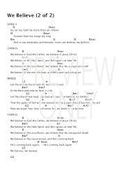 we believe lead sheet lyrics chords life worship