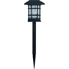 Hampton Bay Solar Black Outdoor Integrated Led 3000k 8 Lumens Landscape Pathway Light 6 Pack Nxt 1620 19 The Home Depot Pathway Lighting Landscape Pathway Lighting Led Exterior Lighting