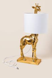 Gold Giraffe Lamp Giraffe Lamp Table Lamps For Bedroom Gold Table Lamp
