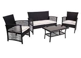 Vendita Online Per Salotto Da Giardino Miami Wicker Nero Pratiko Brico E Arredo Roma Arredamento Esterno Arredamento Arredamento Casa