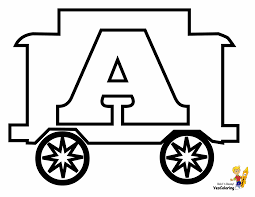 This coloring page is based on our santa's workshop train applique. Toy Train Learning Letters Free Alphabet Coloring Numbers