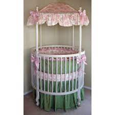 Baby doll bedding sensation round crib bedding set, gold. Audrey Round Crib Bedding