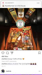 Cute Birthday Box For Boyfriend Cheftrb Orange Turn Up Box Boyfriend Gift Basket Valentines Gifts For Boyfriend Boyfriend Gifts