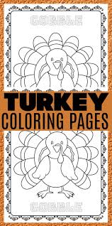 Our turkey coloring sheets are a fun holiday activity and will be sure to keep the little ones busy while you prepare the feast! Turkey Coloring Pages Life Is Sweeter By Design