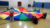 Parachute games,umbrella,mushroom,switching • 2014 kindergarten parachute fun! Middle School Parachute Activities Youtube
