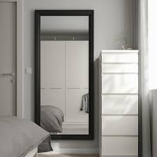 Toftbyn Mirror Black 75x165 Cm Ikea Full Length Mirror In Bedroom Ikea Mirror Full Length Mirror