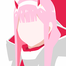 Zero two,darling in the franxx,pink hair. Zero Two Darling In The Franxx Minimalist Forum Avatar Profile Photo Id 205641 Avatar Abyss